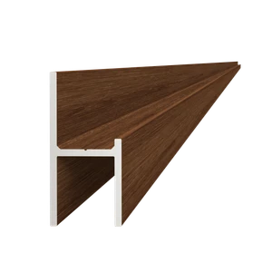 UT profil 20.5x44mm, L-6000mm, práškový lak, struktura OŘECH - slide 0