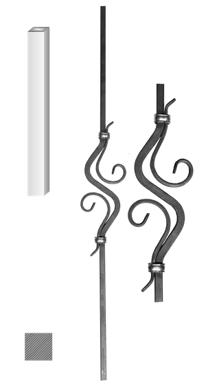 Tyč 12 x 12 mm, 110 x 1000 mm - slide 0