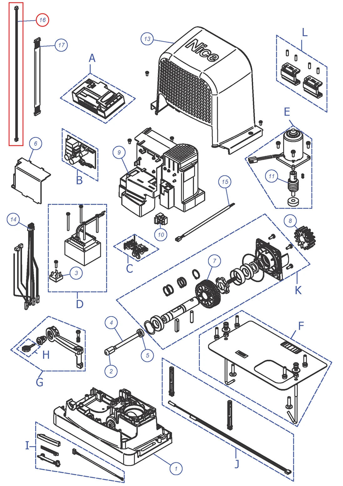 CA0370A00 Nizkonapeťový kabel RBS, SPIDER800, SPIDER1200