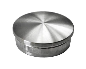 Ukončenie na trubku ø 42,4 mm, brúsená nerez AISI 304 - slide 0