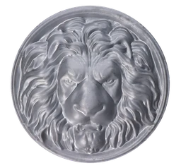 Dekoračný prvok ø 260 x 1,2 mm - lev, výlisok