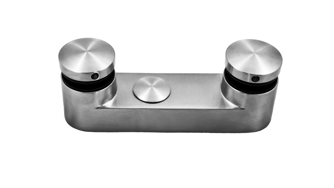 Bodové kotvenie pre sklo 6 - 12,76 mm, dve svorky, AISI 304