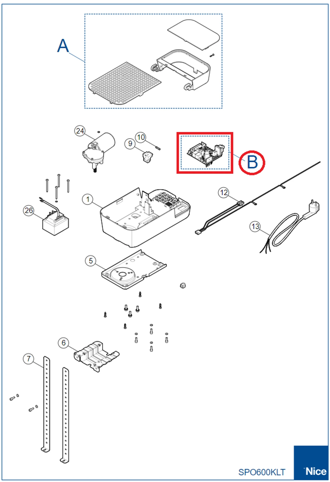 SPSPA600 integrovaná riadiaca jednotka pre SPIDO600KLT