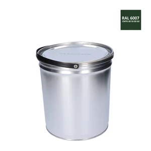 Farba antikorózna polomatná na zinok 5 kg flašovo-zelená - slide 1