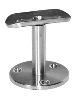 Držák madla ø42.4mm, broušená nerez AISI304