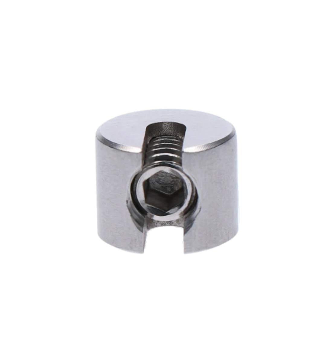 Úchyt pro lanko ø 3 - 4 mm, broušená nerez AISI 304