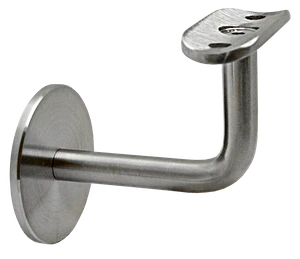 Držiak madla ø 42,4 mm na stenu, brúsená nerez AISI 316 - slide 0