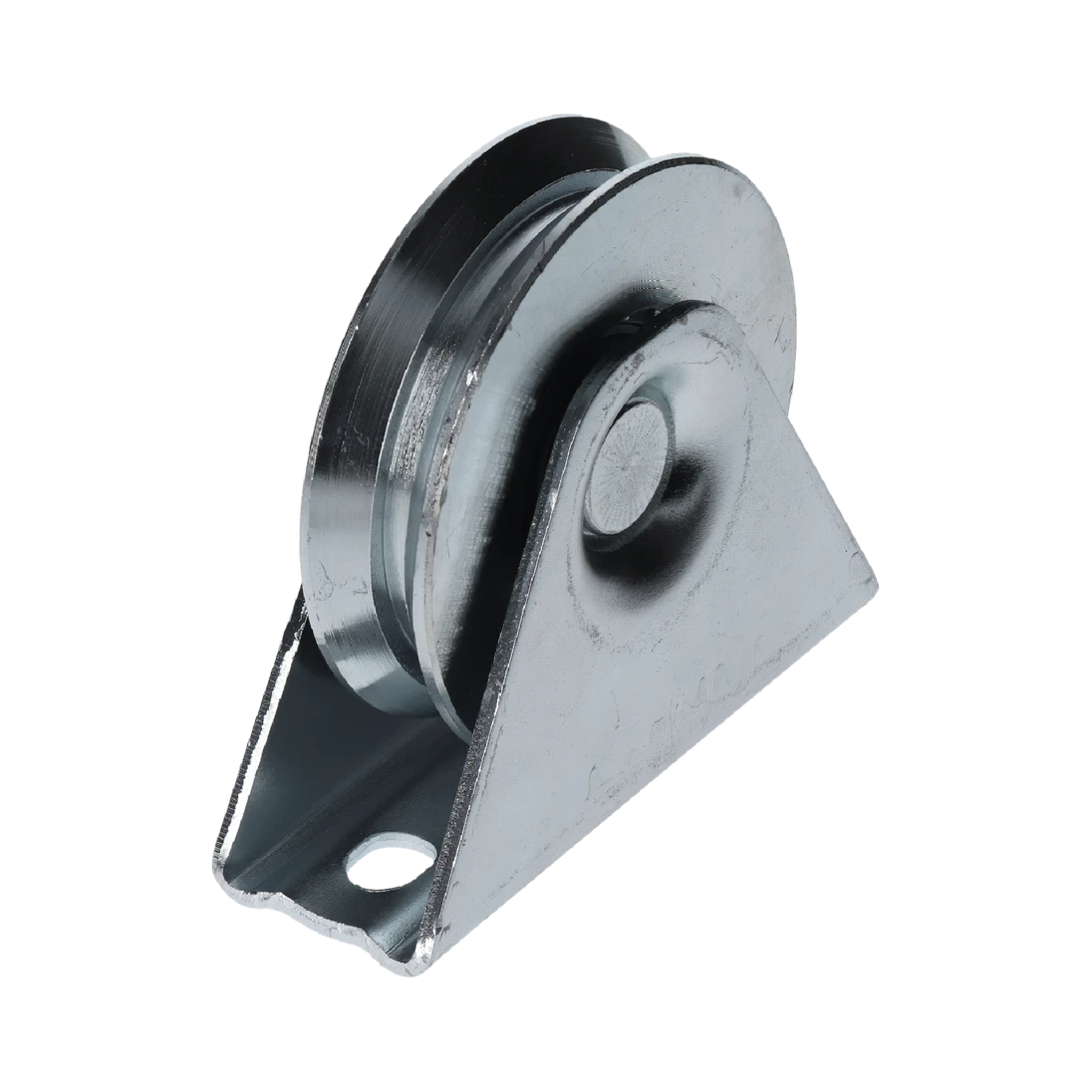 Vodící kladka ø 80mm s opěrou, V profil