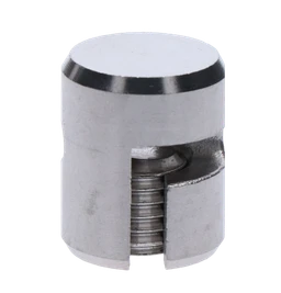 Úchyt pro nerezové lanko ø 4 mm, broušená nerez AISI 304