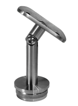 Držiak madla s kĺbom na trubku ø 42,4 mm, brúsená AISI 304