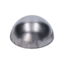 Polguľa plechová ø 90 x 1 mm, bez povrchovej úpravy