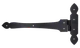 Pánt ozdobný, 270 x 498 x 3 mm, pravé, RAL9005 matná