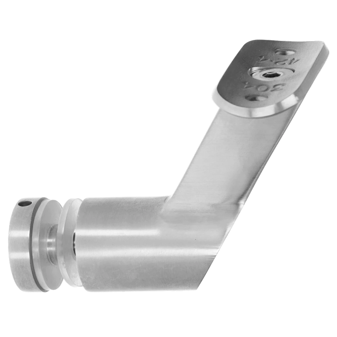Držiak madla ø 42,4 mm pevný, sklo 6 - 21,52 mm, AISI 304