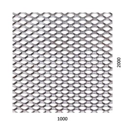 Ťahokov Fe 1000 x 2000 x 1,5 mm, oko 22 x 12 mm