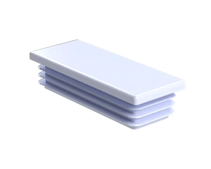 Krytka plastová 40 x 100 mm - slide 1