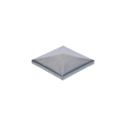 Strieška plechová, galvanicky pozinkovaná, 20 x 20 x 1,5 mm