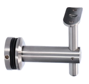 Držák madla ø 42,4 mm pevný, broušená nerez AISI 304 - slide 1