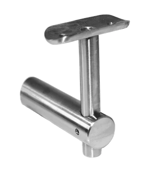 Držák madla, uchycení na trubku, broušená AISI 304 - slide 1