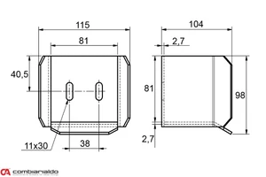 PICCOLO samonos do 200 kg/4,5 m, profil 67 x 67 x 3 mm - slide 3