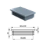 Krytka plastová 60 x 100 mm