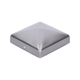 Strieška lisovaná plechová 80 x 80 x 1 mm, bez úpravy