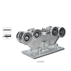 Vozík GRANDE do 1000 kg, pevný, profil 140 × 140 mm - slide 1