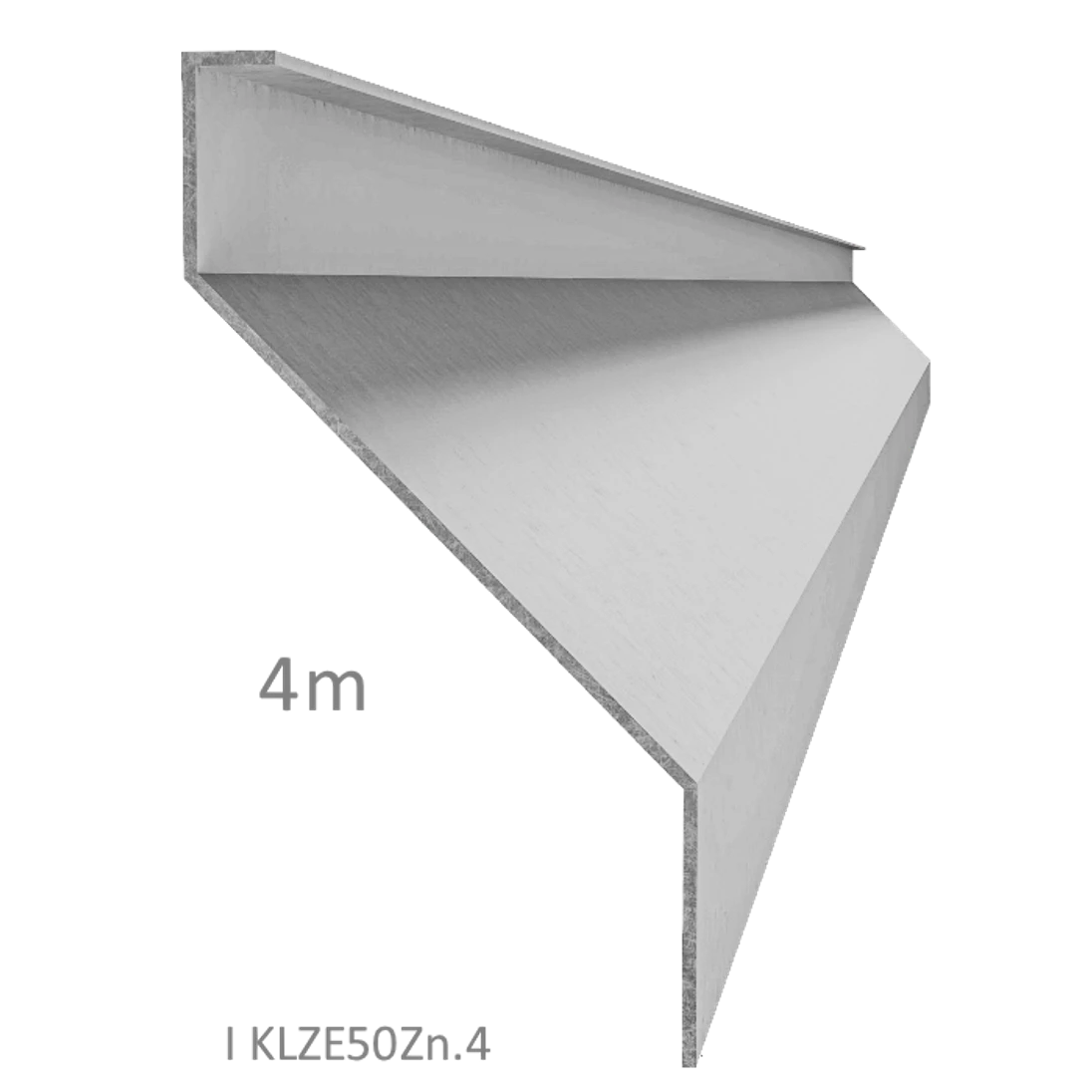 Z-profil lamela 23 x 60 x 25 x 1,5 x 4000 mm, pozink