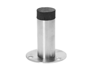 Dveřní doraz s gumou ø22mm, broušená nerez AISI304 - slide 0