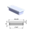 Krytka plastová 40 x 100 mm
