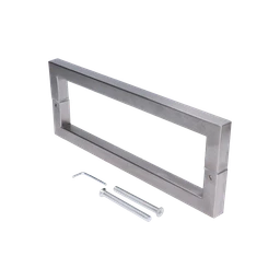 Madlo na dveře, L = 320 mm, broušená nerez AISI 304