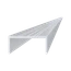 U profil 50 x 22 x 6000 mm, hliník, bez povrchové úpravy