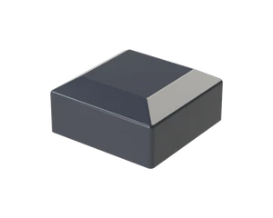 Vonkajšia krytka 80 x 80 mm, plastová PE, antracit - slide 1