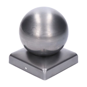 Strieška plechová, 100 x 100 mm s guľou ø 100 mm - slide 0