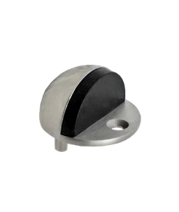 Nerezový doraz dveří s gumou, broušená nerez AISI304