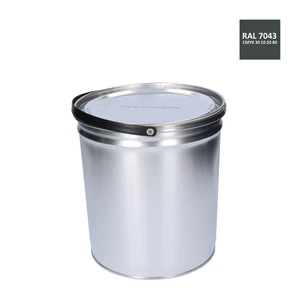 Barva antikorozní polomatná na zinek 5 kg provozně šedá B - slide 0