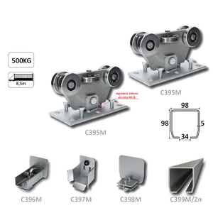 MEDIO samonos do 500 kg, profil 98 x 98 x 6000 mm, Zn - slide 1