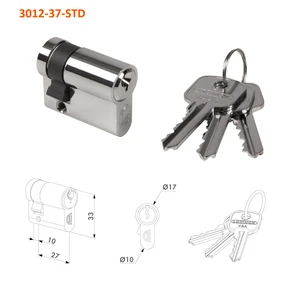 KEYDROP uzamykateľný mechanický rígeľ pre krídlové brány, SILV - slide 2