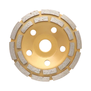 Brusný diamantový kotouč 125 x 22 mm, bez závitu, dvouřadý - slide 0