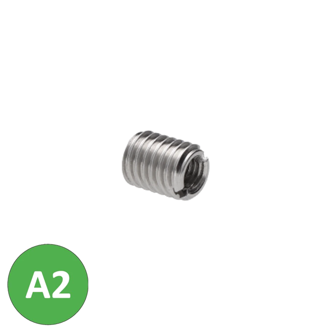 Nerezová závitová vložka, M8 -> M5