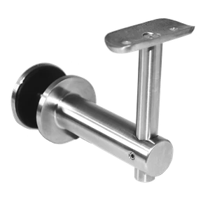 Držák madla ø 42,4 mm pevný, broušená nerez AISI 304 - slide 1