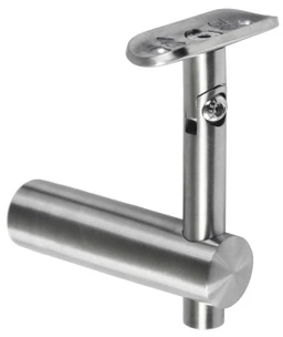 Držák madla ø42.4mm s kloubem, broušená nerez AISI304