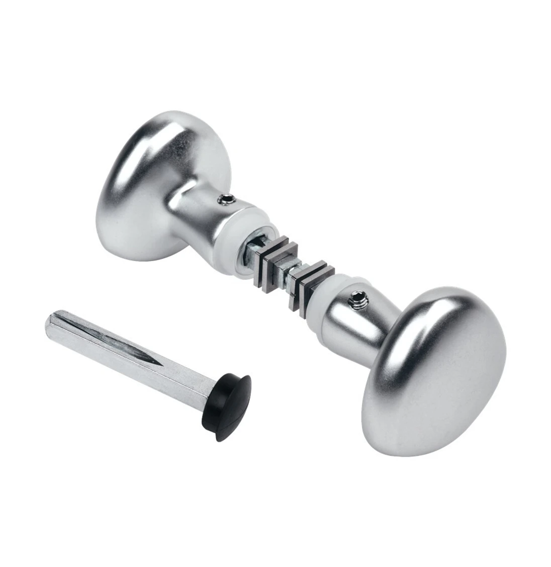 Eloxovaná hliníková priama kľučka, pevná/otočná/zaslepená