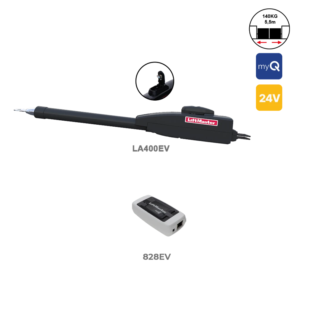 LiftMaster LA400EV s myQ rozhraním 828EV