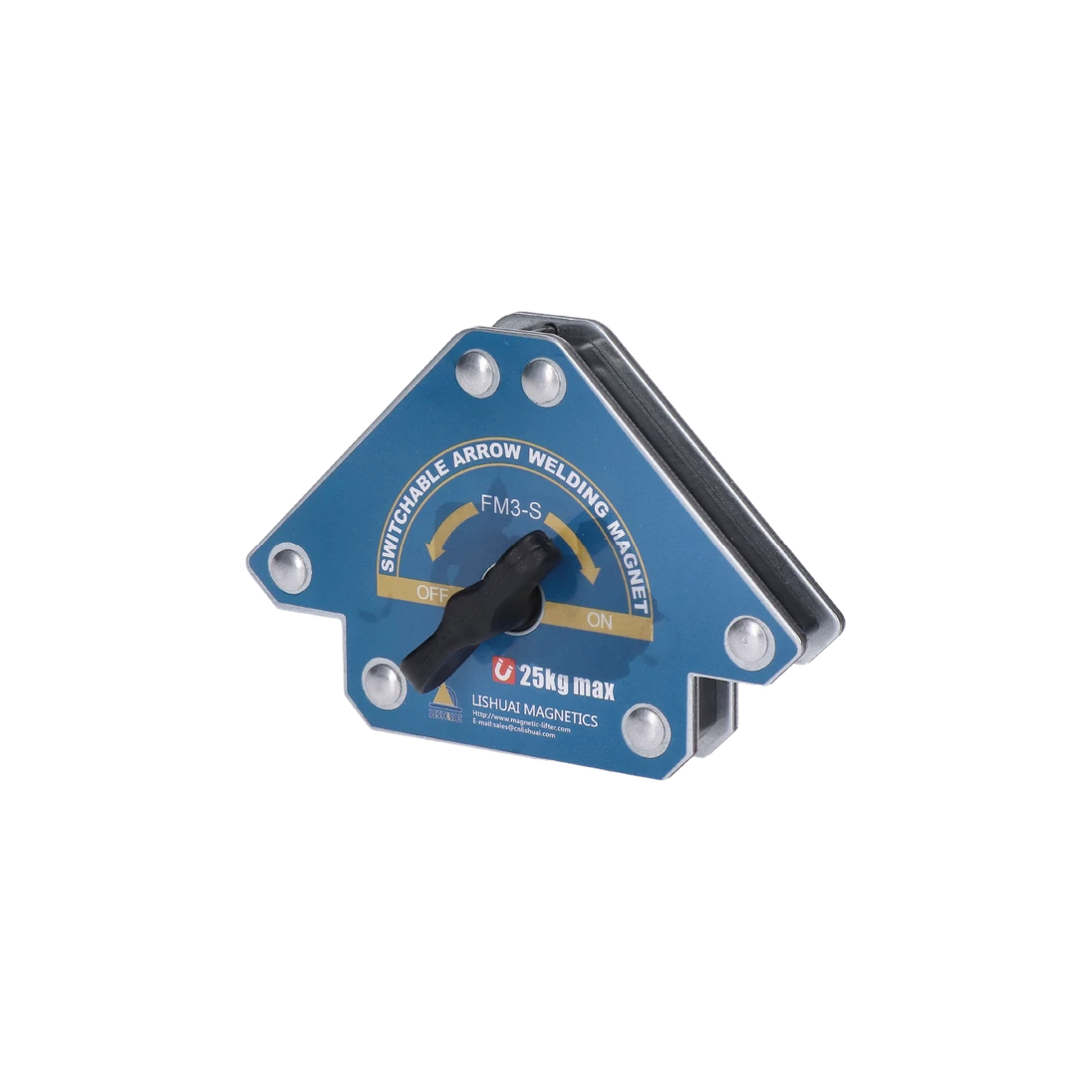 Zvárací magnet, 20 kg, meracie uhly: 45°/90°/135°, feritový