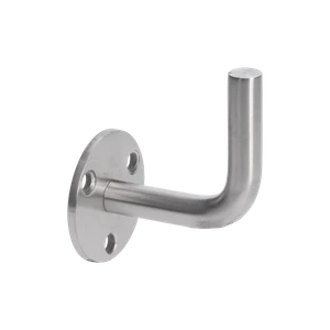 Držiak madla na stenu, navárací, brúsená nerez AISI 304 - slide 0