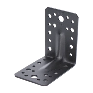 Uholník s prelisom 90 x 90 x 65 x 2 mm, čierny, ø 5/7/11 mm - slide 2