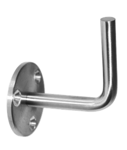 Držiak madla na stenu, brúsená nerez AISI 304