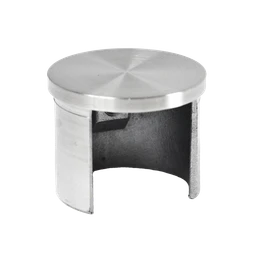 Ukončenie ø 42,4 mm, lepený spoj, brúsená nerez AISI 304