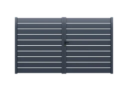 Krídlová brána, hliníková, šírkovo nastaviteľná, 4000 x 1803 mm