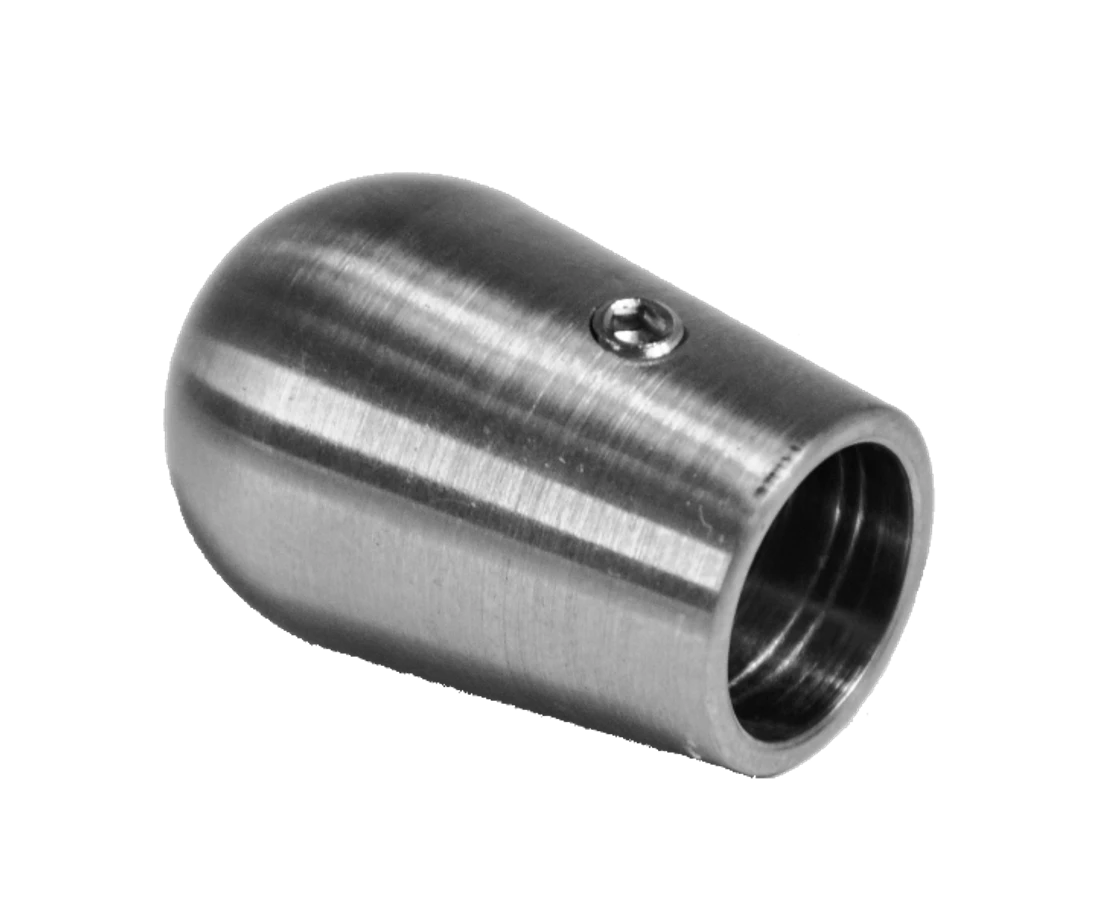 Ukončenie ø 20 mm na trubku ø 12 mm, brúsená AISI 304